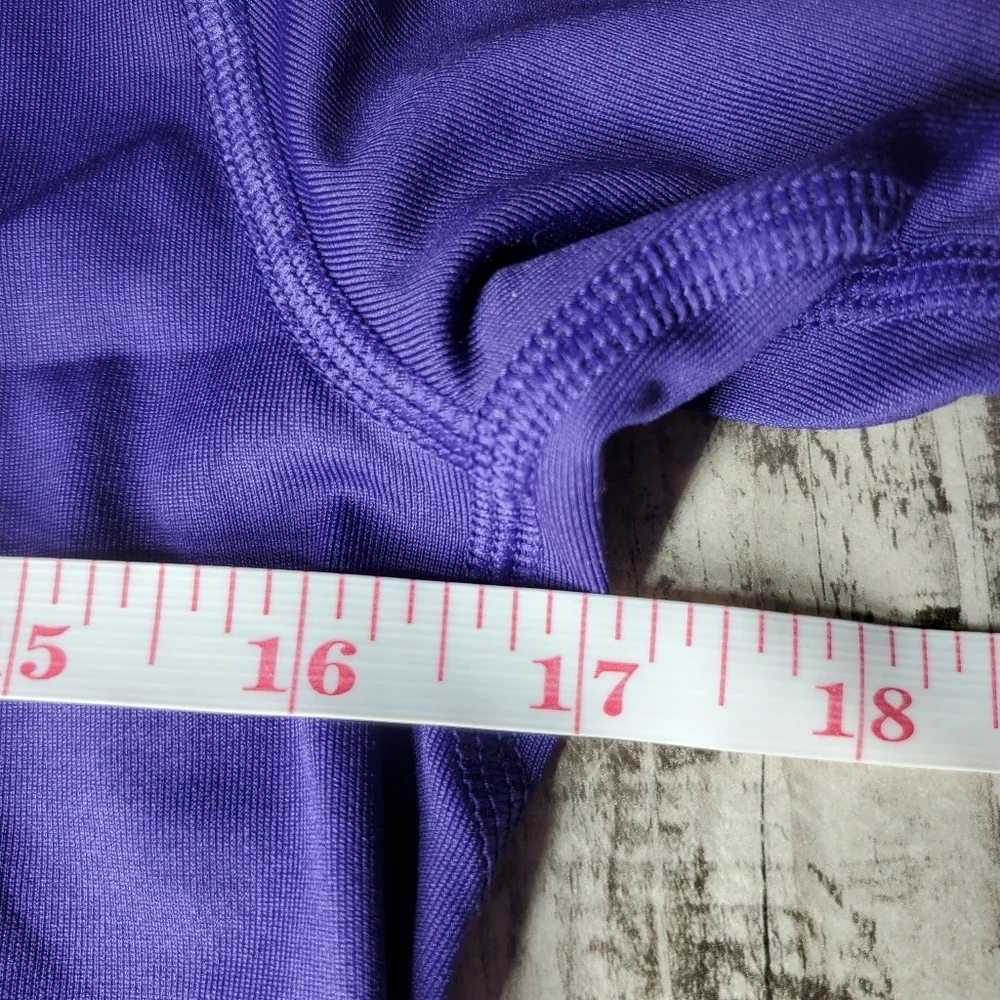 Nike Pro Dri-Fit Purple & Neon Pink Half Zip Long Sleeve Top Size Large NWOT